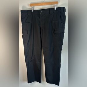 5.11 Tactical Men's Canvas Utility Cargo Pants Black 44x32 Military Workwear EUC